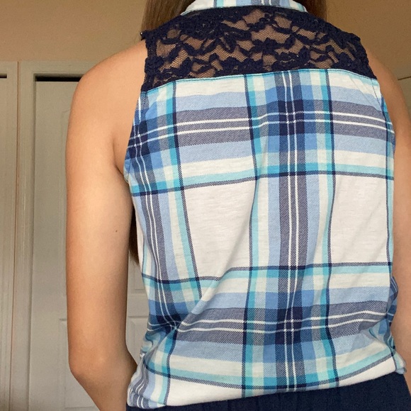 plaid collar shirt - Picture 2 of 2